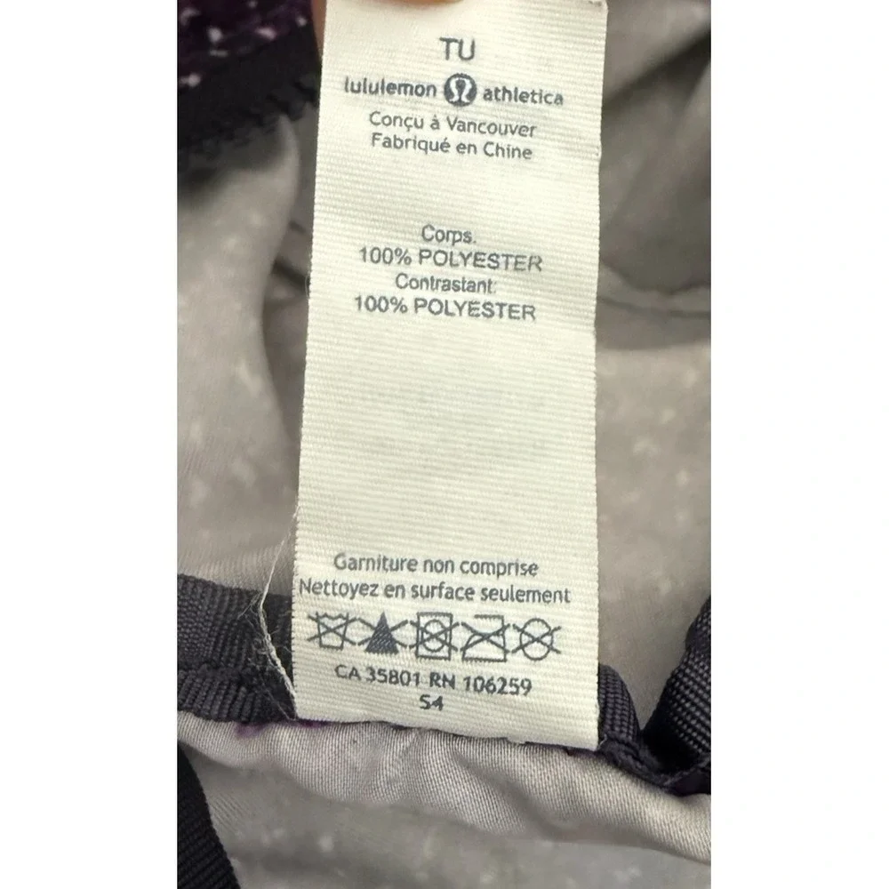 Lululemon Drishti Yoga Tote Purple Flashback Static Powdered Rose